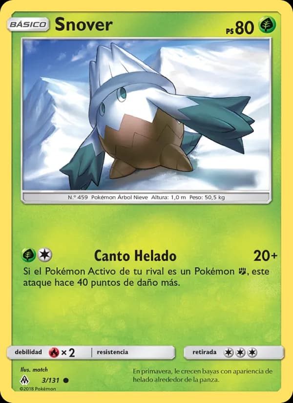 Snover card in Spanish