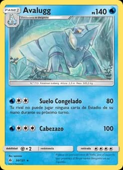 Avalugg card in Spanish