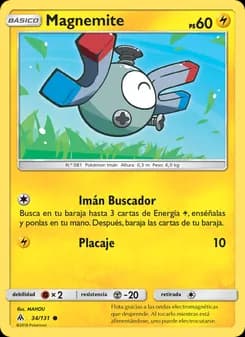 Magnemite card in Spanish