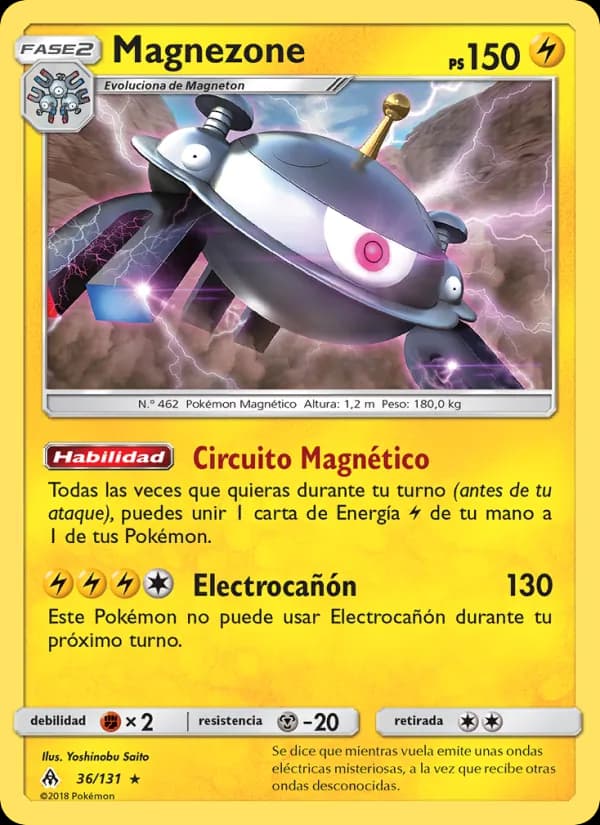 Magnezone card in Spanish