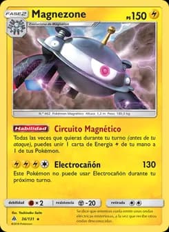 Magnezone card in Spanish