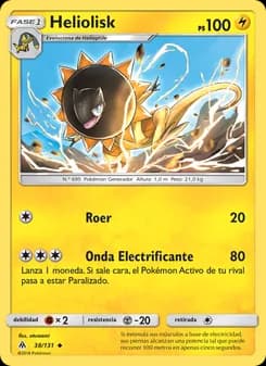 Heliolisk card in Spanish