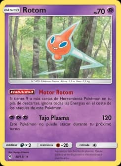 Rotom card in Spanish