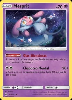 Mesprit card in Spanish