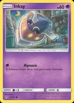 Inkay card in Spanish