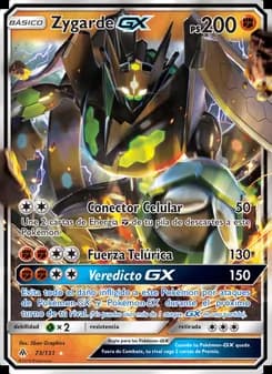 Zygarde GX card in Spanish