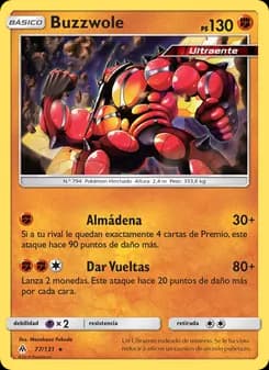 Buzzwole card in Spanish