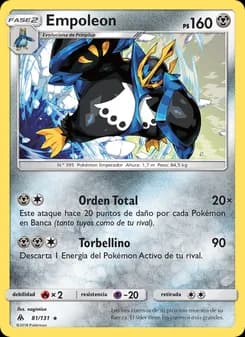 Empoleon card in Spanish