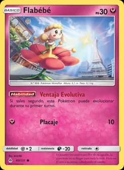 Flabébé card in Spanish