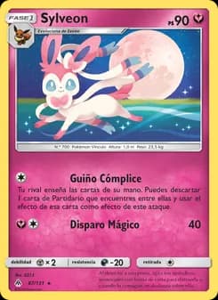 Sylveon card in Spanish
