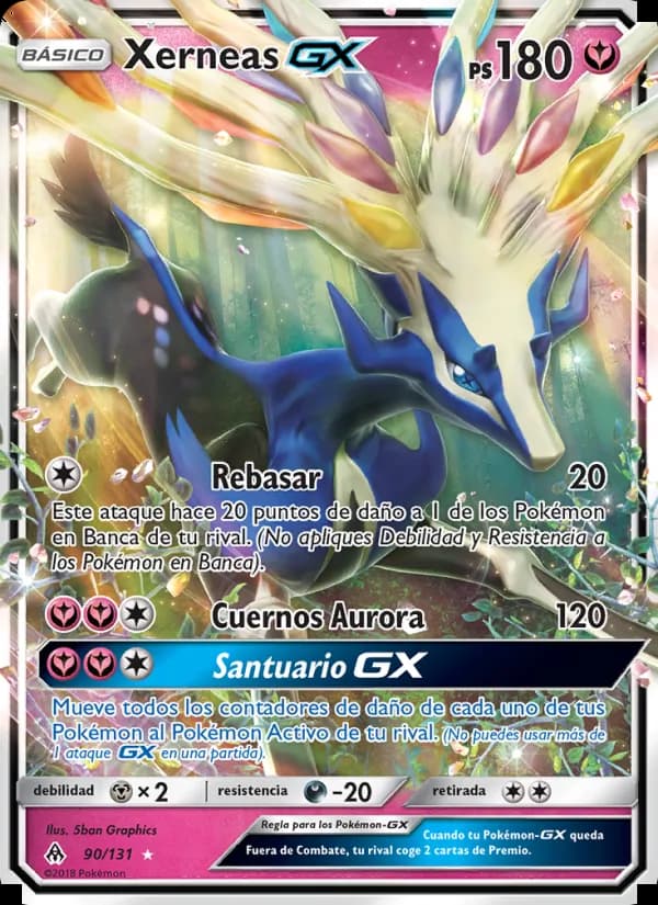 Xerneas GX card in Spanish