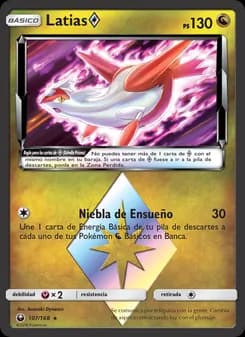 Latias ◇ card in Spanish