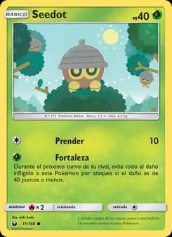 Seedot card in Spanish