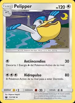 Pelipper card in Spanish