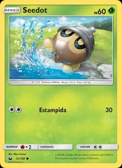 Seedot card in Spanish