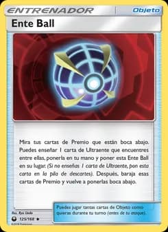 Ente Ball card in Spanish