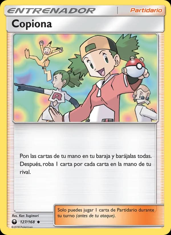 Copiona card in Spanish