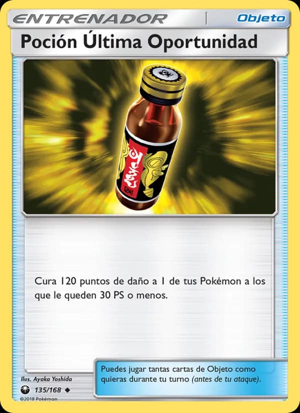 Poción Última Oportunidad card in Spanish