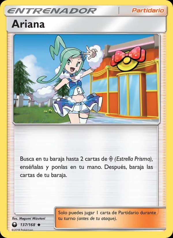 Ariana card in Spanish