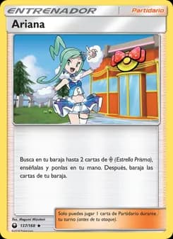 Ariana card in Spanish