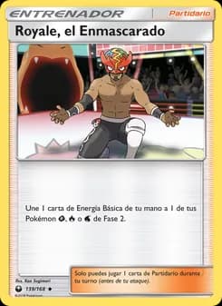 Royale, el Enmascarado card in Spanish