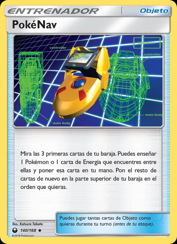 PokéNav card in Spanish