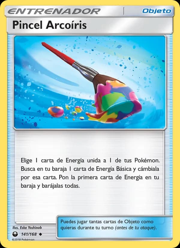Pincel Arcoíris card in Spanish