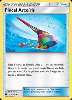 Pincel Arcoíris card in Spanish