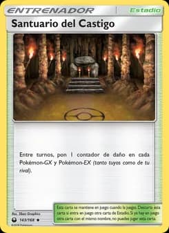 Santuario del Castigo card in Spanish