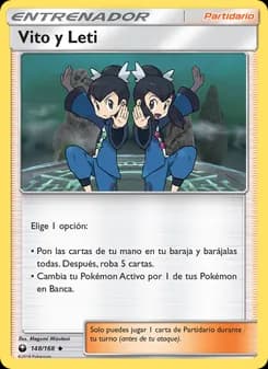 Vito y Leti card in Spanish