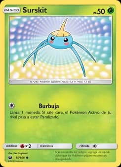 Surskit card in Spanish