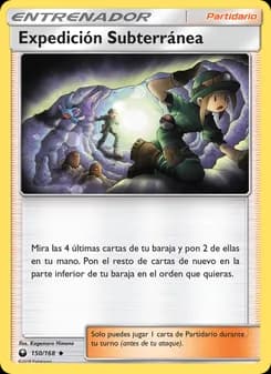 Expedición Subterránea card in Spanish