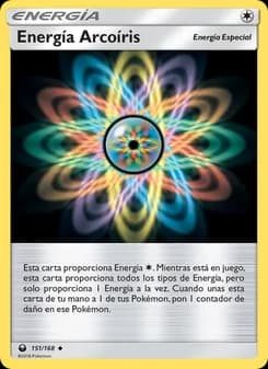 Energía Arcoíris card in Spanish