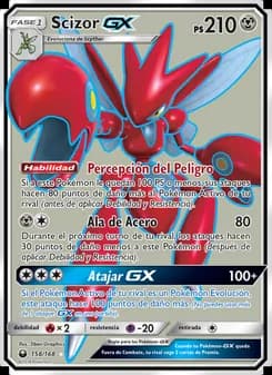 Scizor GX card in Spanish