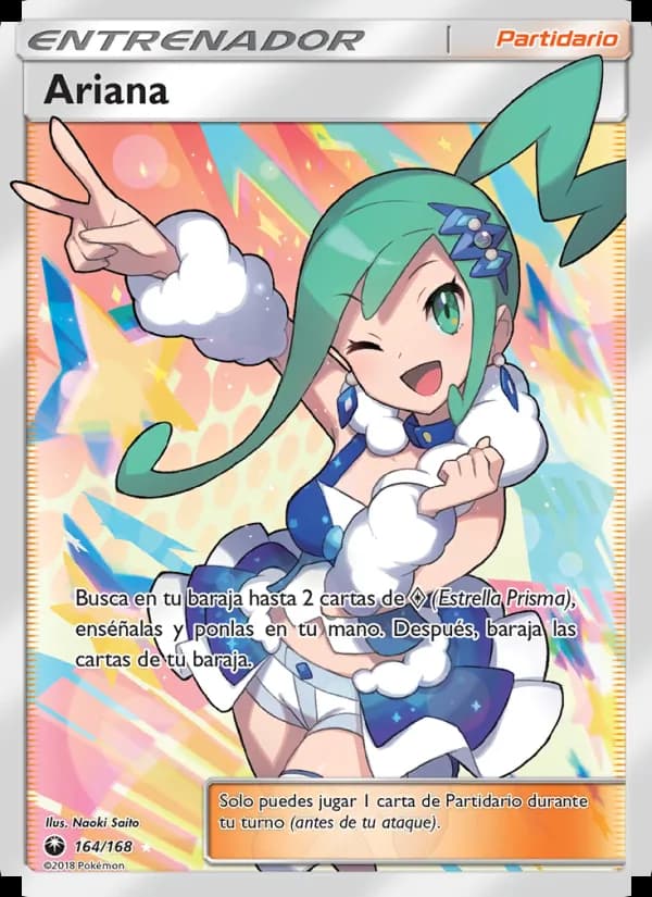 Ariana card in Spanish