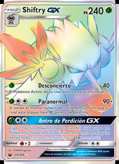 Shiftry GX card in Spanish