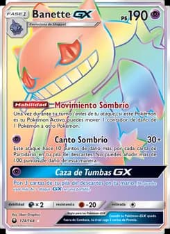 Banette GX card in Spanish