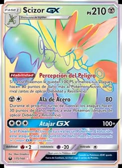 Scizor GX card in Spanish