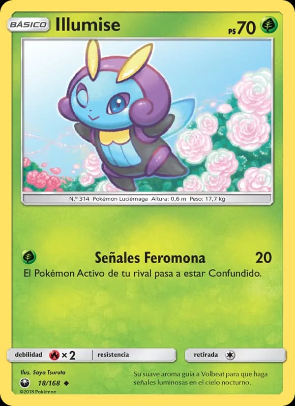 Illumise card in Spanish
