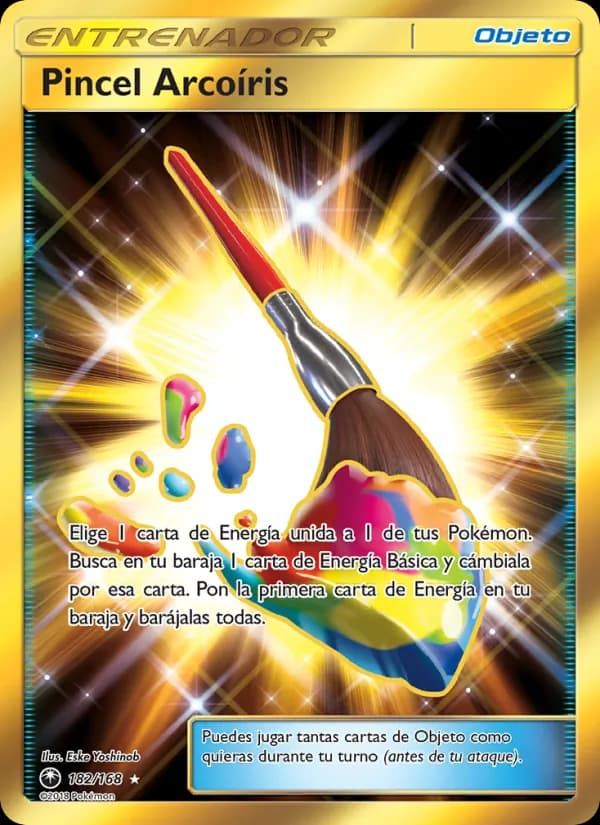 Pincel Arcoíris card in Spanish