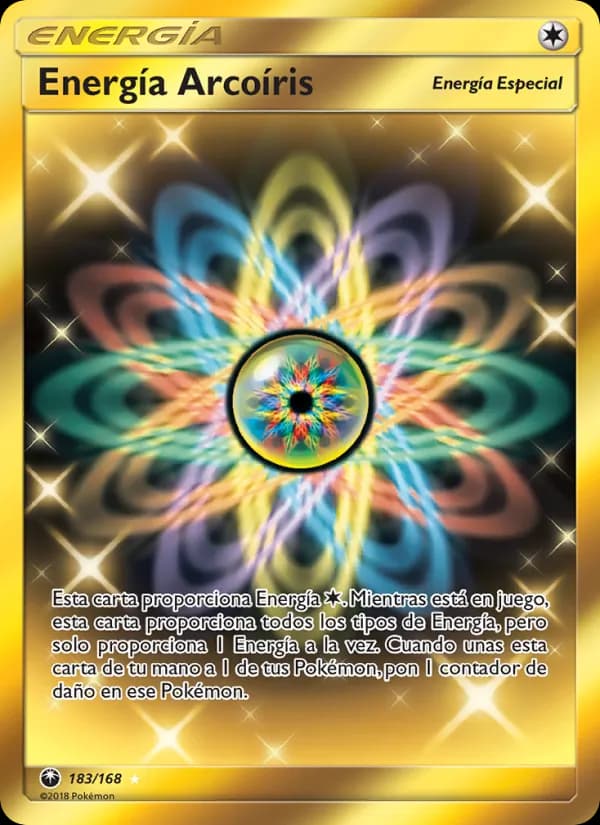 Energía Arcoíris card in Spanish