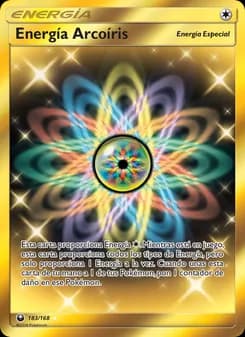 Energía Arcoíris card in Spanish
