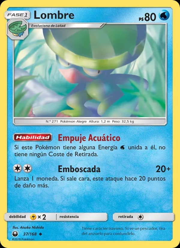Lombre card in Spanish