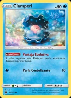 Clamperl card in Spanish