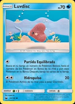 Luvdisc card in Spanish