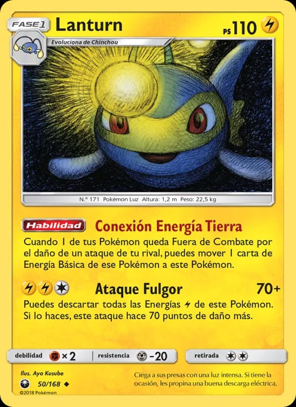 Lanturn card in Spanish