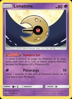 Lunatone card in Spanish