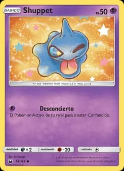Shuppet card in Spanish