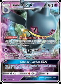 Banette GX card in Spanish