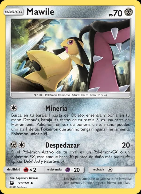 Mawile card in Spanish